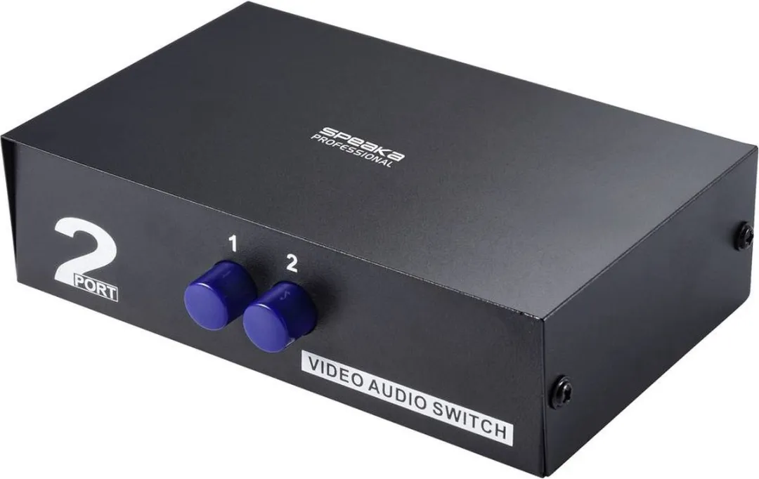 SpeaKa Professional SP-11175216 Composite-switch 2 poorten
