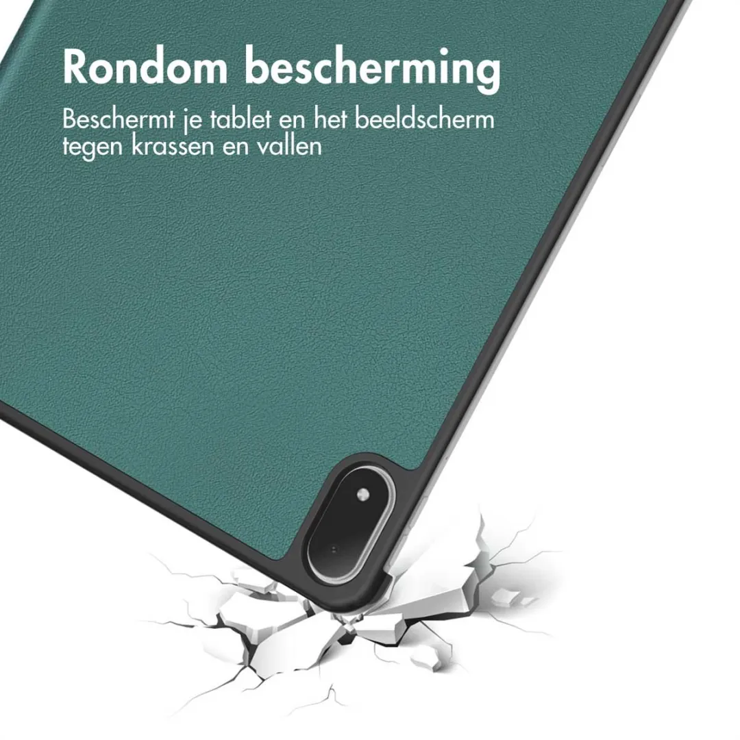Imoshion SH00087325 Tablethoes - Trifold Bookcase - OnePlus Pad 2 Pro/3 - Donkergroen