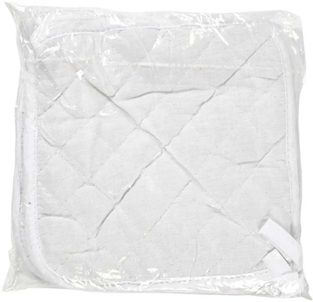 Creativ Company Katoenen Pannenlappen 20x20cm - Wit - 4 Stuks