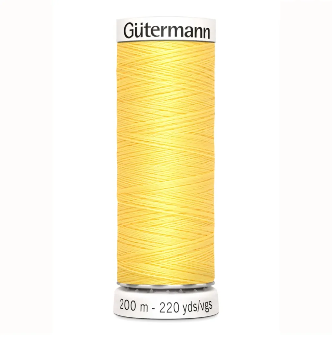 Gutermann Polyester Naaigaren 852 - Geel - 200m
