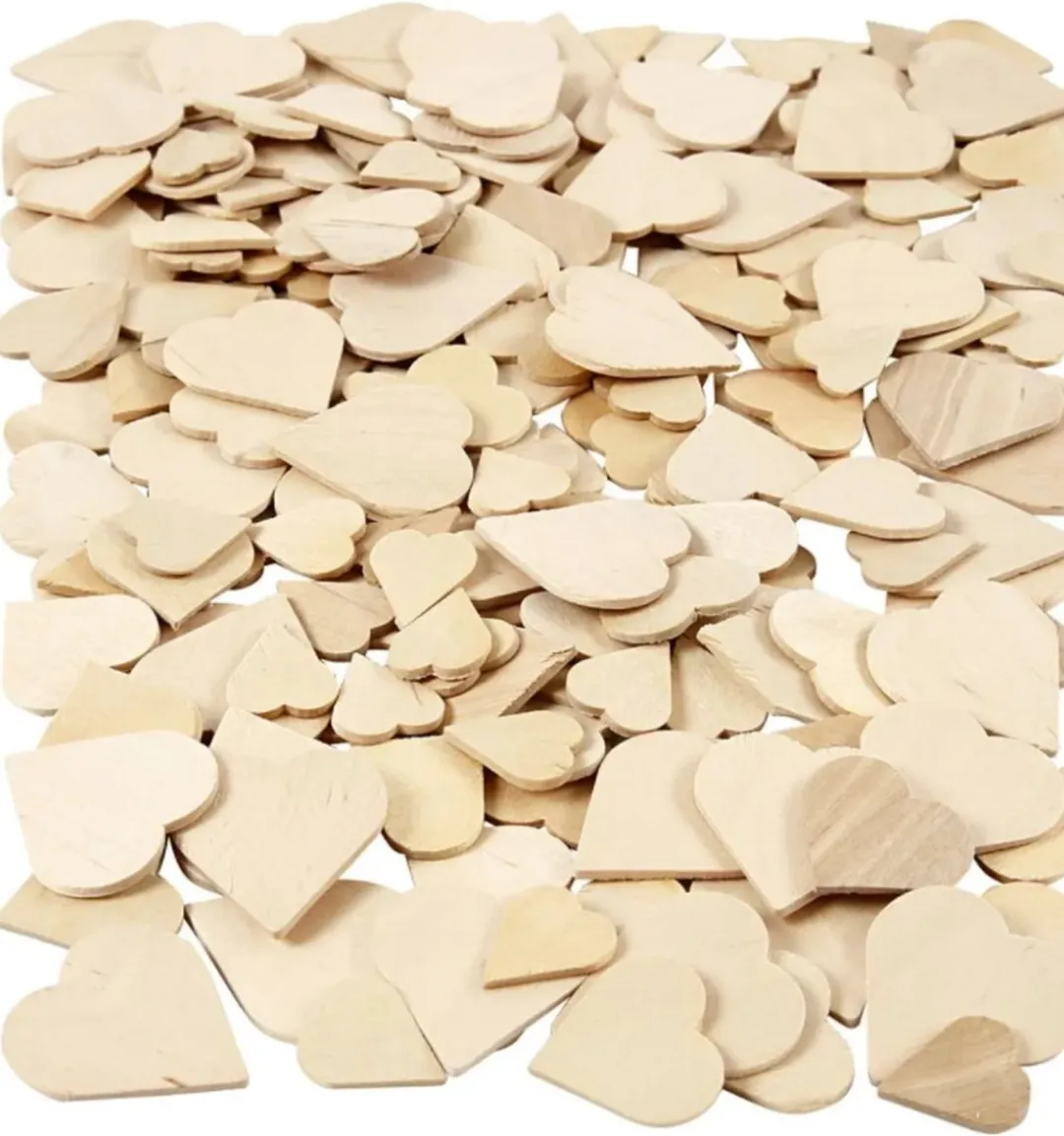 Creativ Company Creotime Houten Knutselset Hart 60 Stuks
