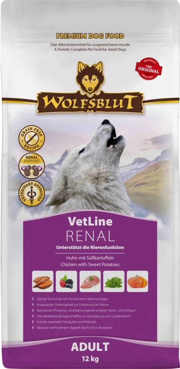 Wolfsblut VetLine Renal Hondenvoer 12kg