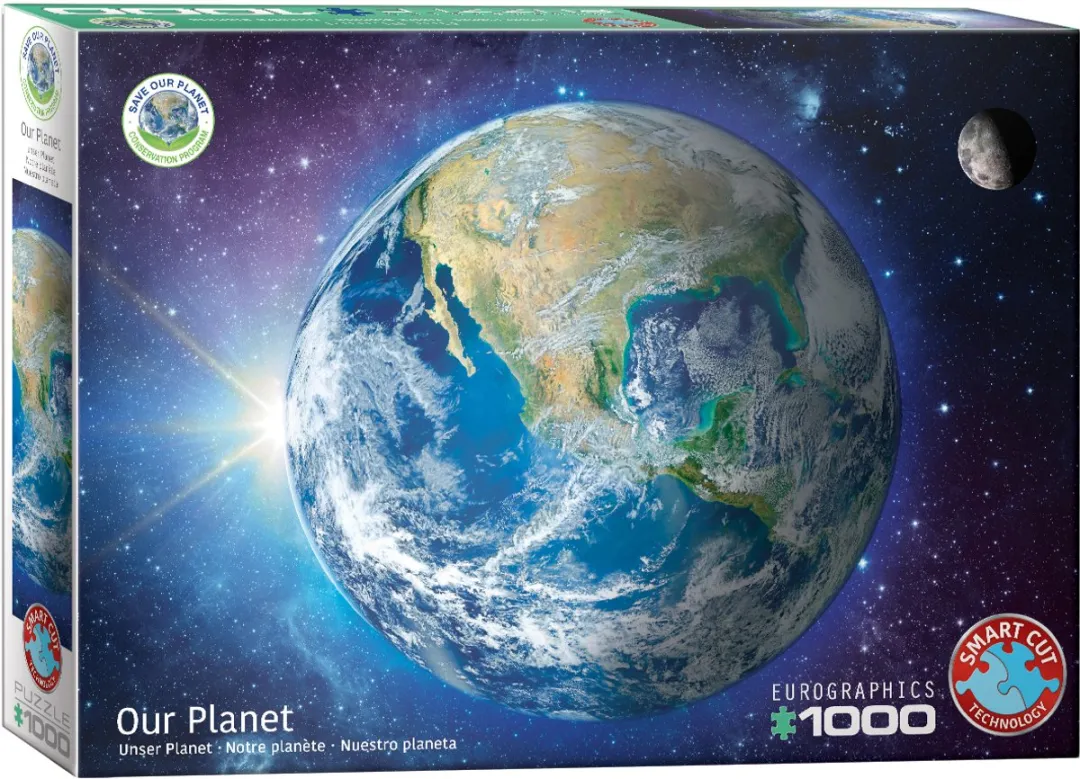 Eurographics Red de Planeet! Legpuzzel 1000 Stuks - 68x48cm - Meerkleurig