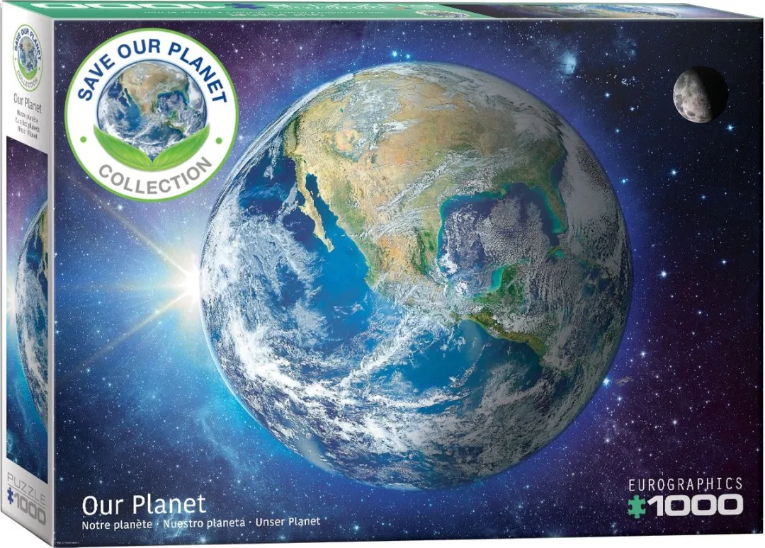 Eurographics Red de Planeet! Legpuzzel 1000 Stuks - 68x48cm - Meerkleurig