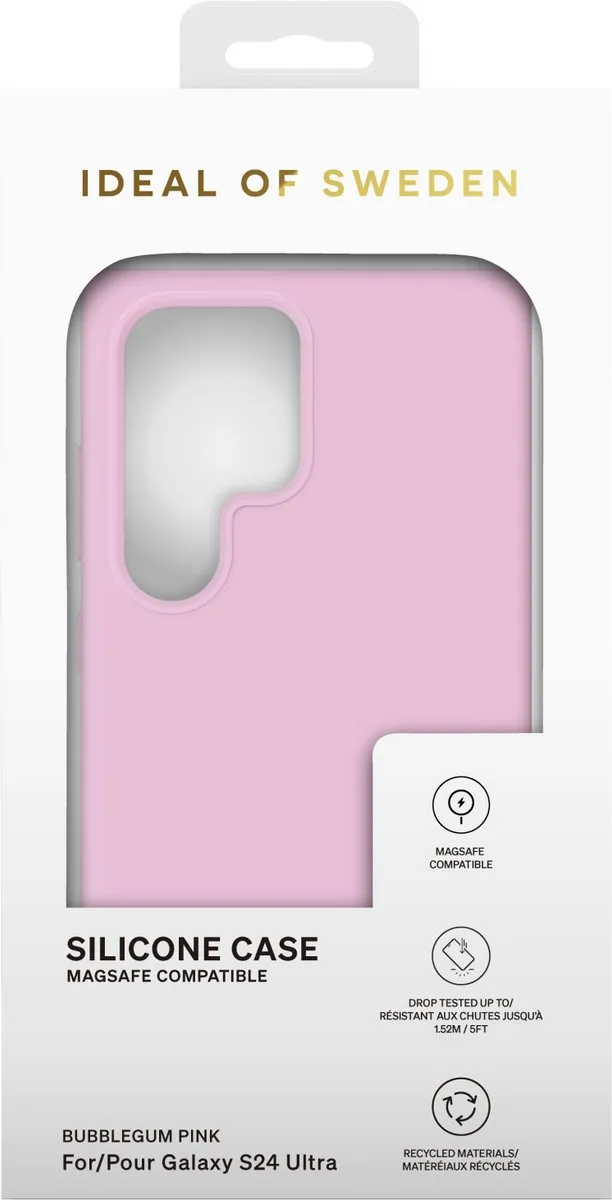 iDeal of Sweden Galaxy S24 Ultra Hoesje Bubble Gum Pink