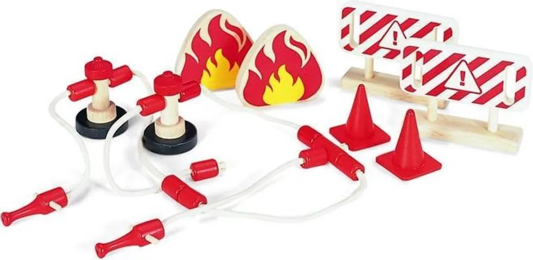 Pintoy Brandweeraccessoires - Rood/Wit