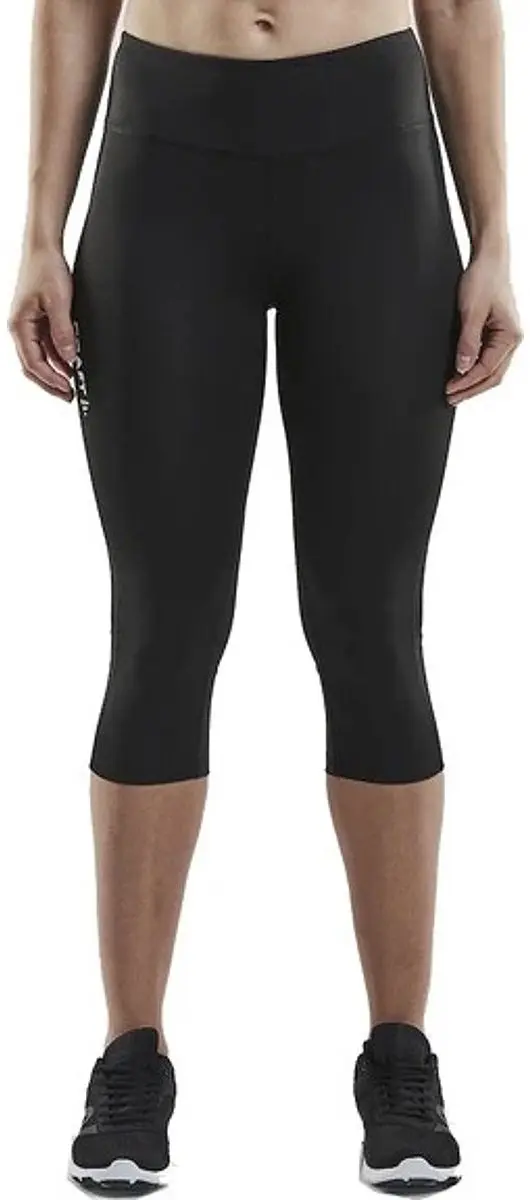 Craft Rush Capri 3/4 Running Broek Dames - Zwart - afbeelding 3 van 6