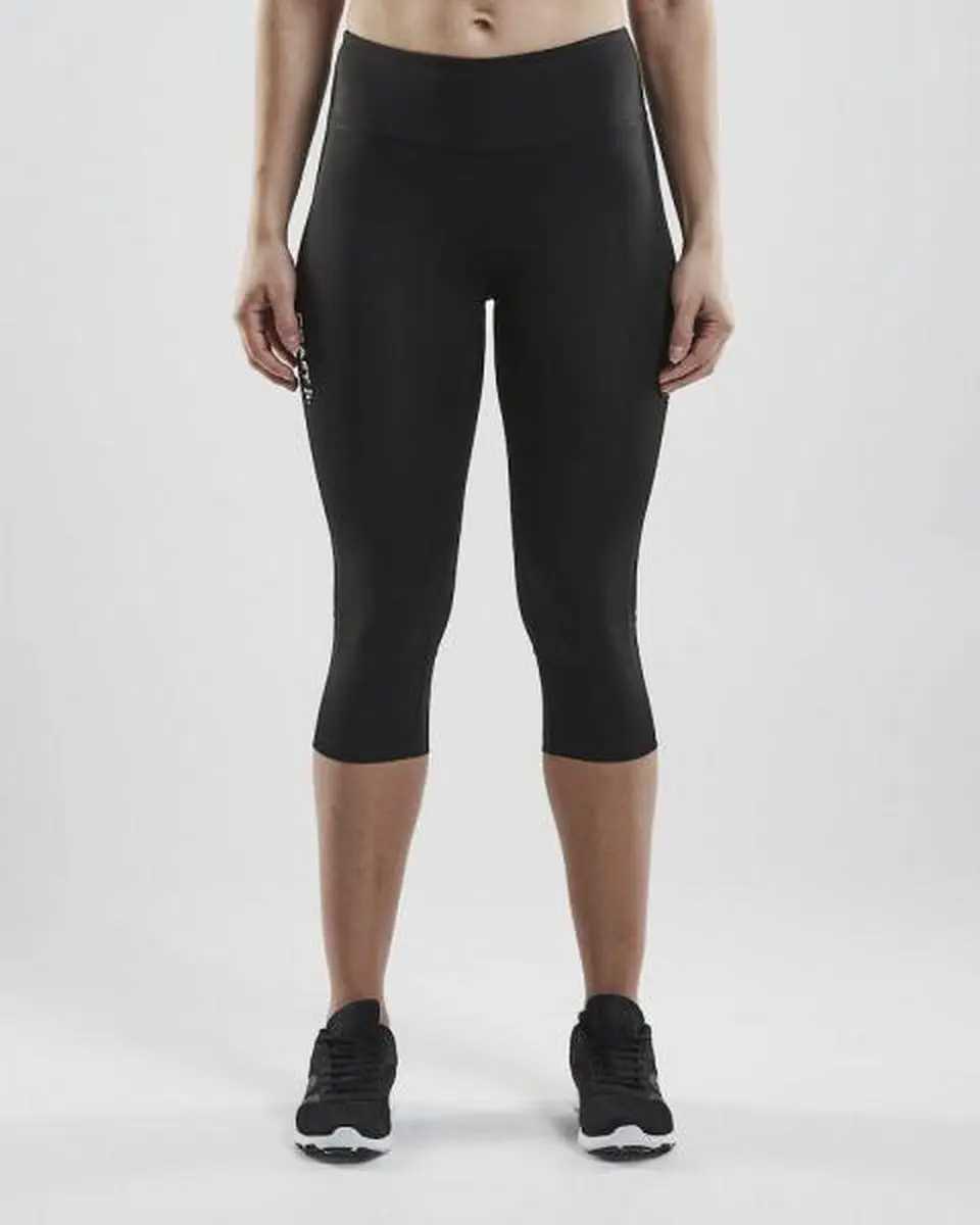 Craft Rush Capri 3/4 Running Broek Dames - Zwart - afbeelding 5 van 6