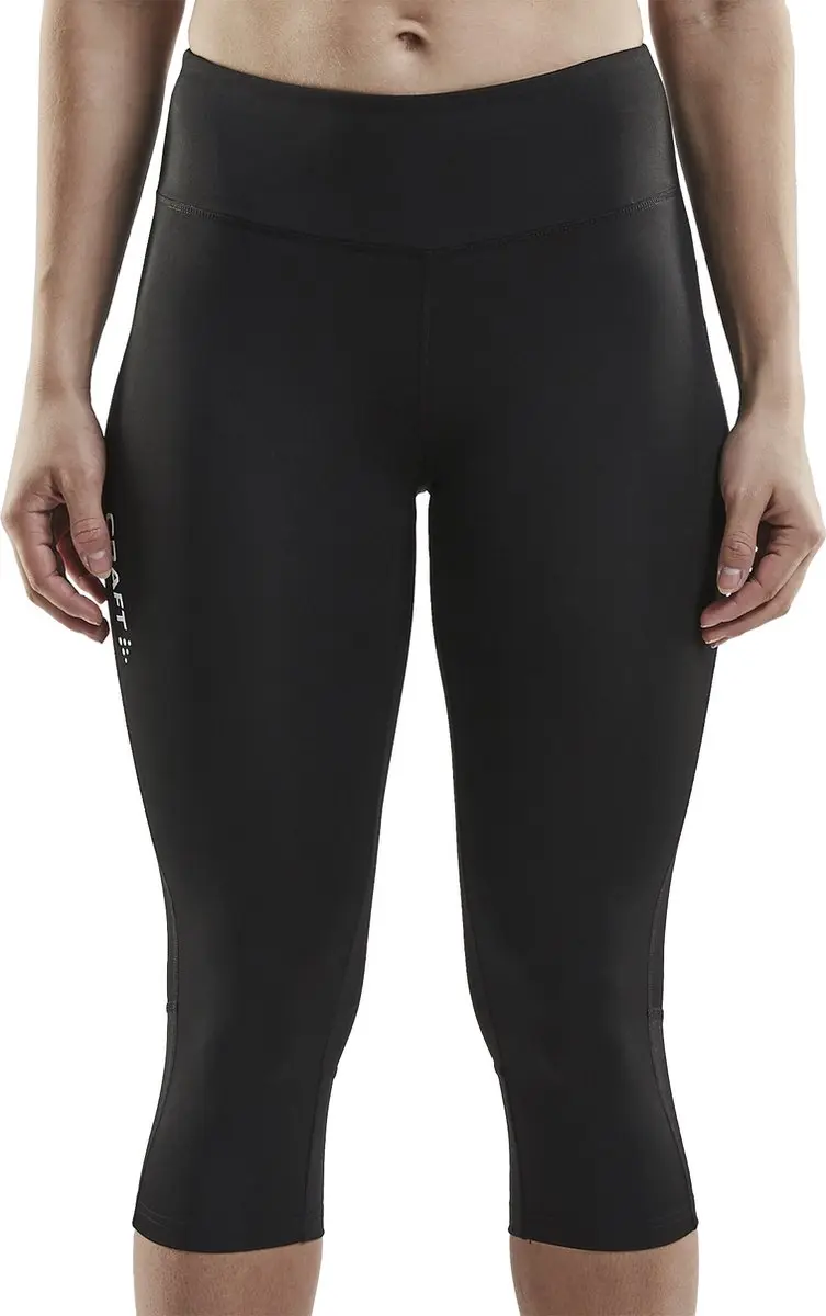 Craft Rush Capri 3/4 Running Broek Dames - Zwart - afbeelding 4 van 6