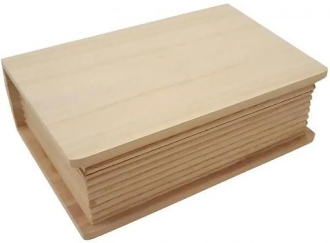 Creativ Company Houten Kist Boek Paulownia 20x14,1x6,9cm