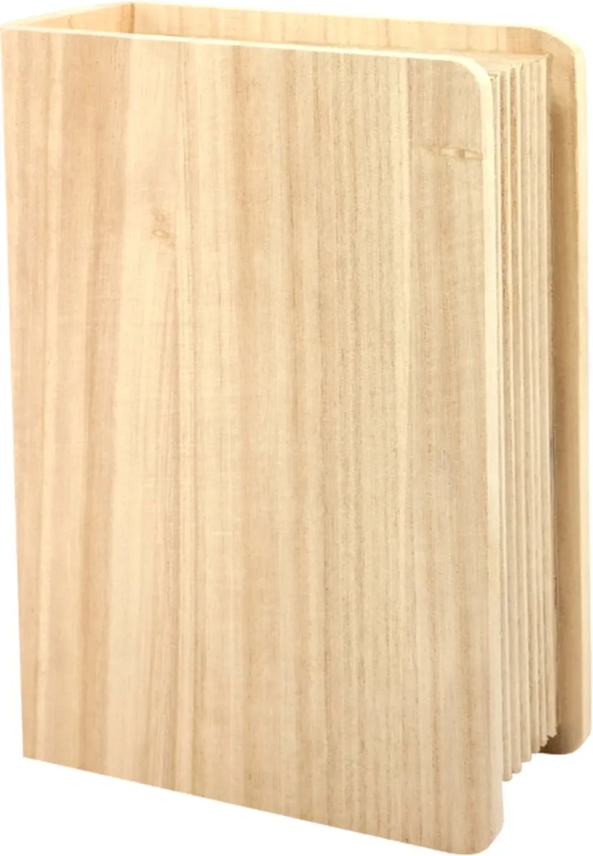 Creativ Company Houten Kist Boek Paulownia 20x14,1x6,9cm
