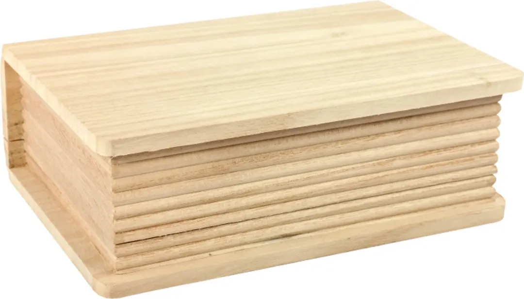 Creativ Company Houten Kist Boek Paulownia 20x14,1x6,9cm
