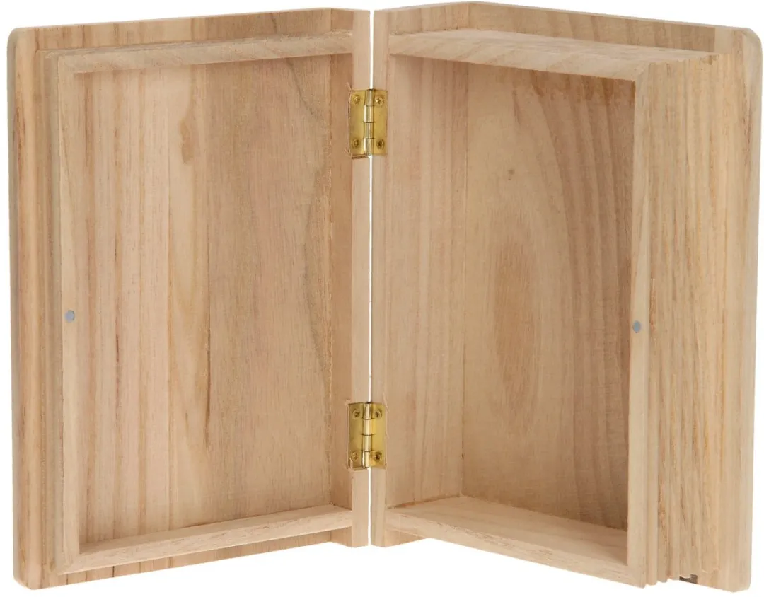 Creativ Company Houten Kist Boek Paulownia 20x14,1x6,9cm