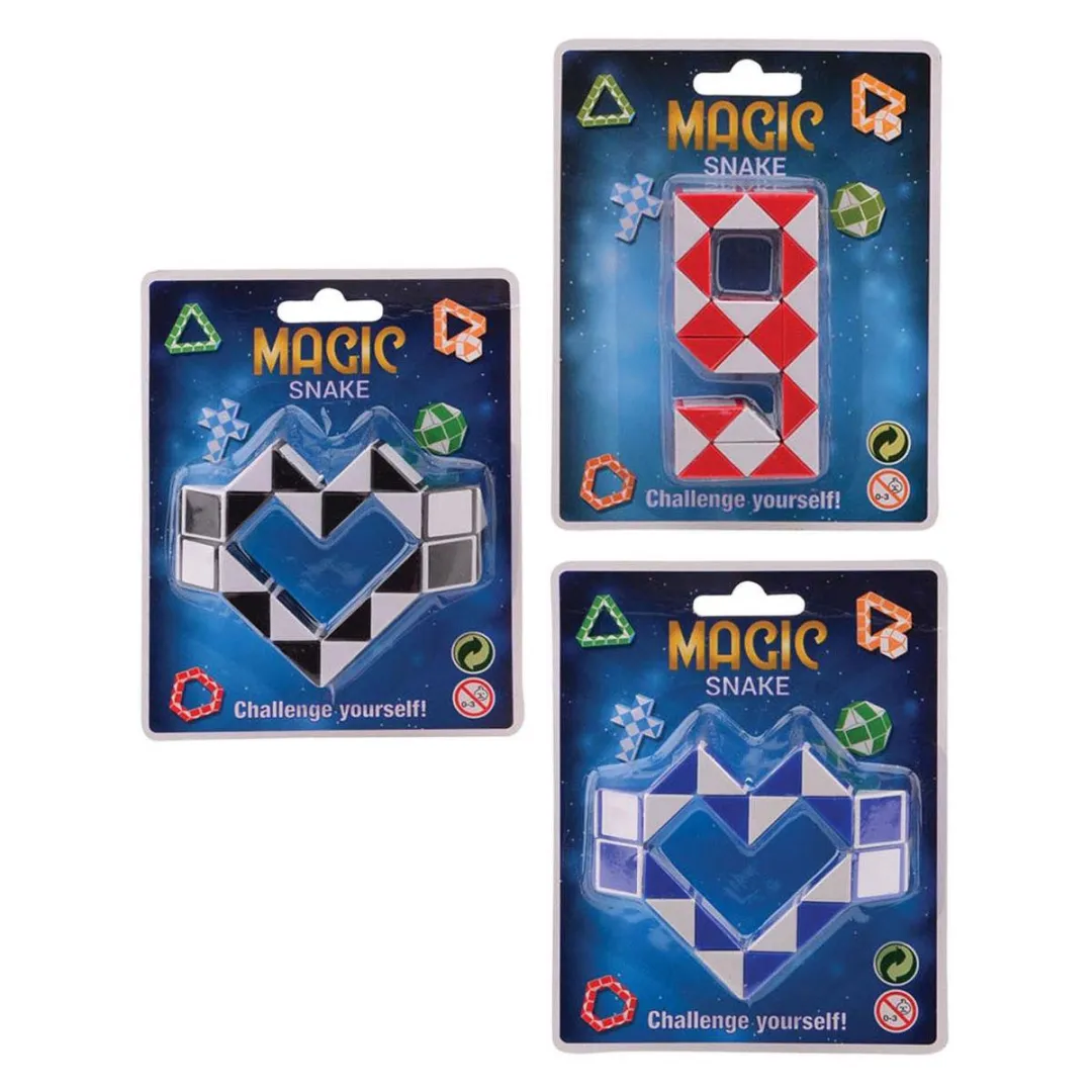 Johntoy Puzzel Magische Slang 25036 - Zwart/wit