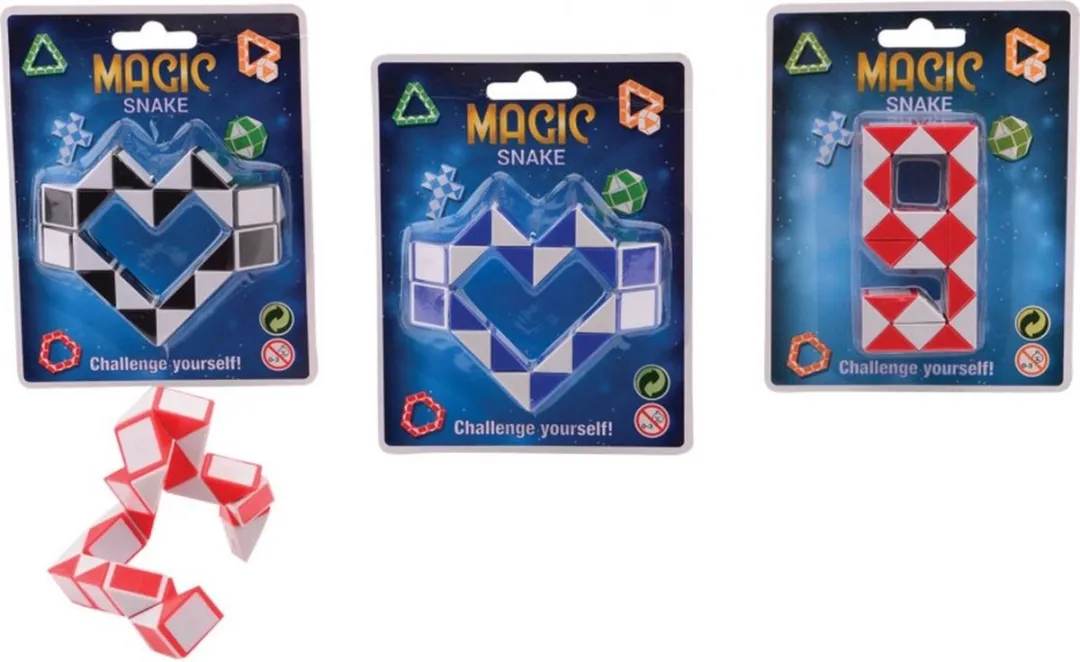 Johntoy Puzzel Magische Slang 25036 - Zwart/wit