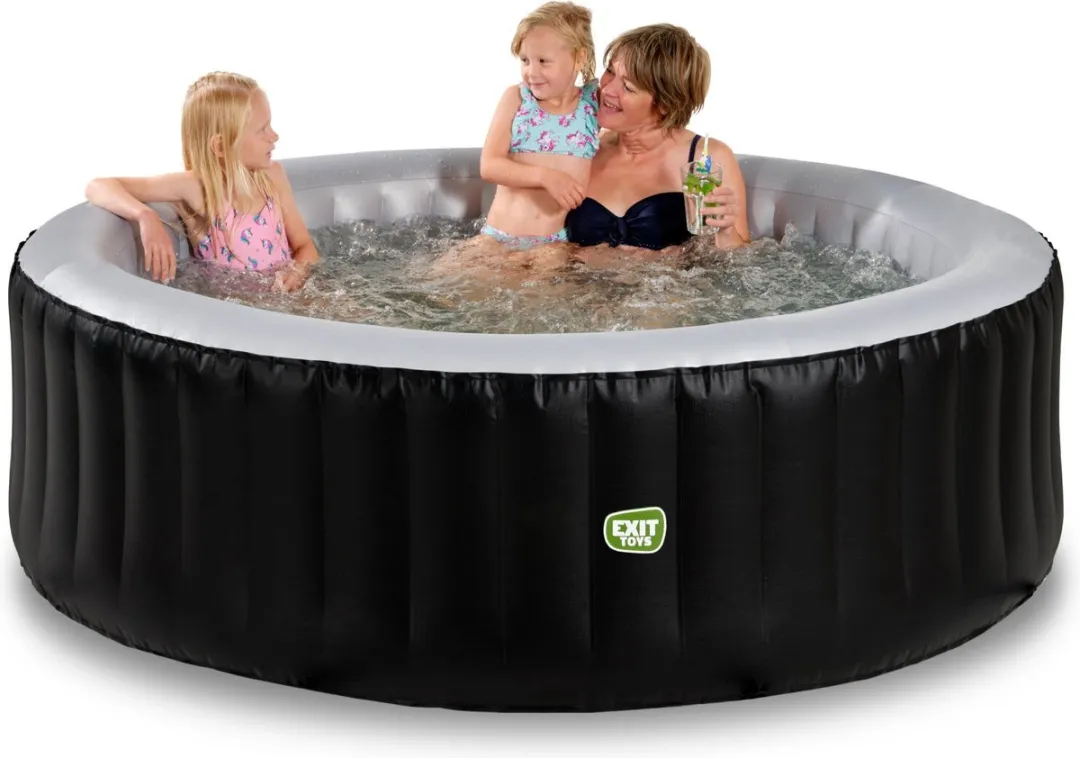 EXIT Silver Classic Spa 140 Jets 204cm - 1200L Zwart