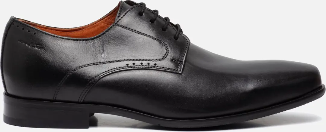 Van Lier Rhodos veterschoenen zwart Leer