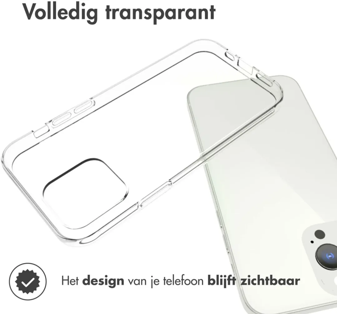 Accezz Hoesje iPhone 13 Pro Transparant