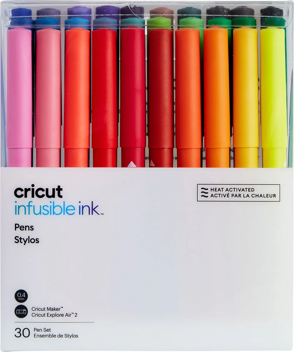 Cricut Infusible Ink Pennenset 0,4mm - 30 Stuks - Kleurloos