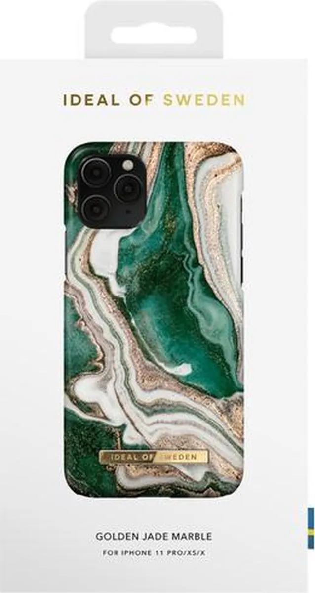 iDeal of Sweden iPhone 11 Pro Hoesje Golden Jade Marble