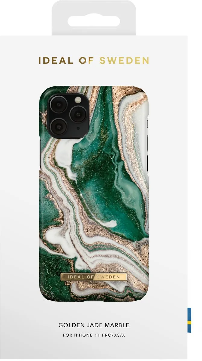 iDeal of Sweden iPhone 11 Pro Hoesje Golden Jade Marble