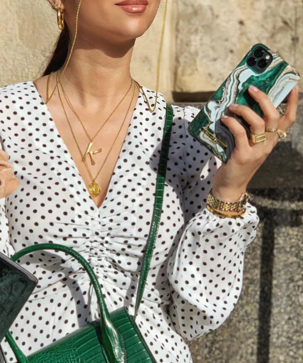 iDeal of Sweden iPhone 11 Pro Hoesje Golden Jade Marble