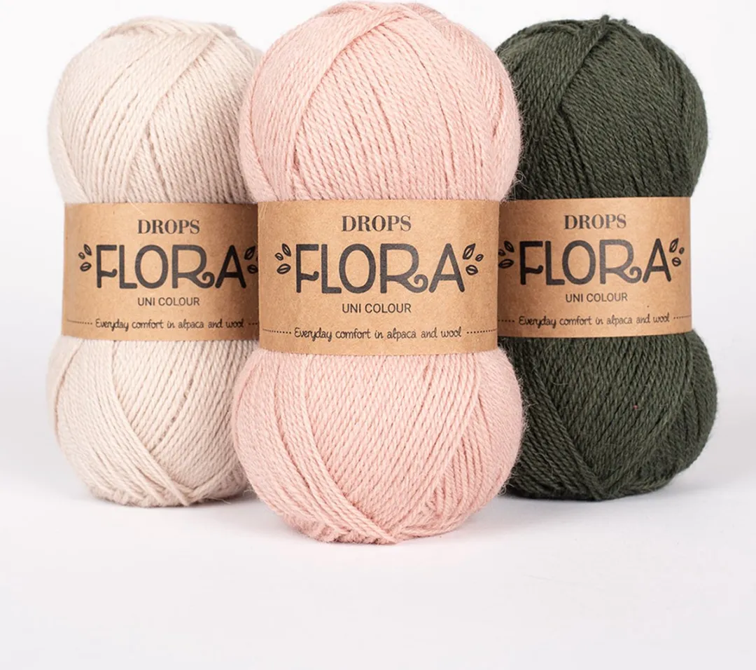 Drops Flora Mix Wol Garen - Petroleum