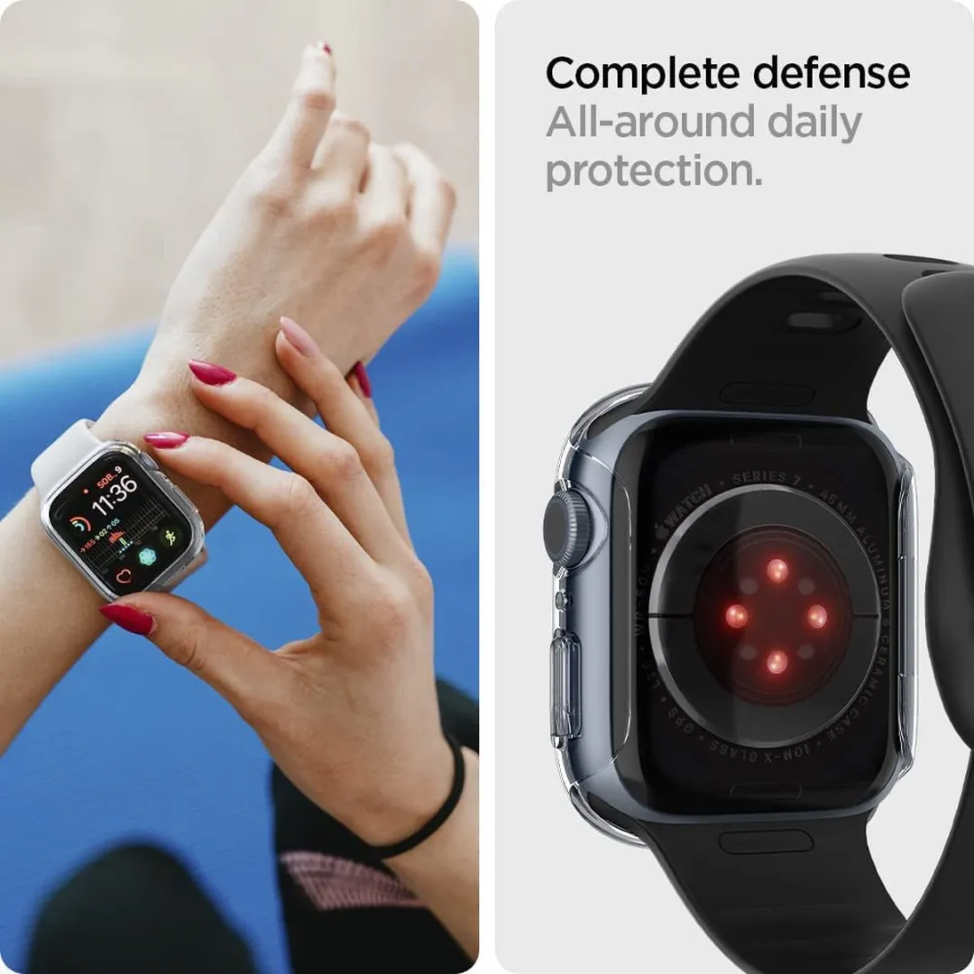 Spigen Thin Fit Apple Watch 45mm Hoesje - Graphite
