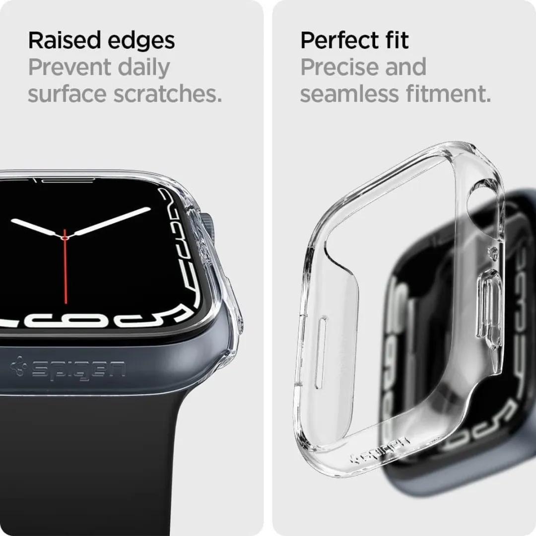 Spigen Thin Fit Apple Watch 45mm Hoesje - Graphite