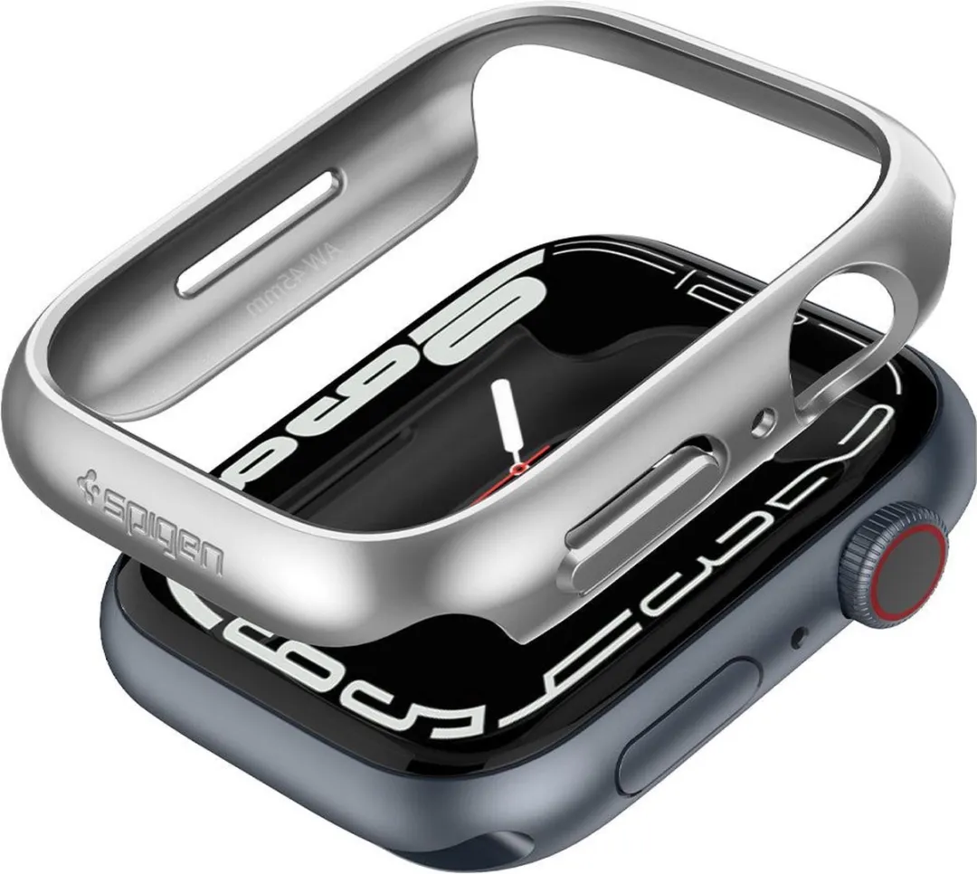 Spigen Thin Fit Apple Watch 45mm Hoesje - Graphite