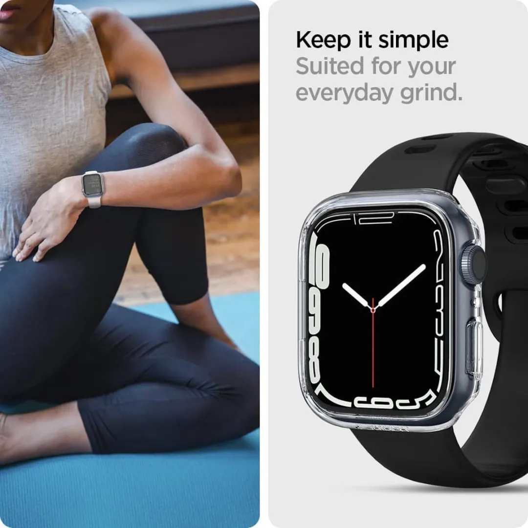 Spigen Thin Fit Apple Watch 45mm Hoesje - Graphite