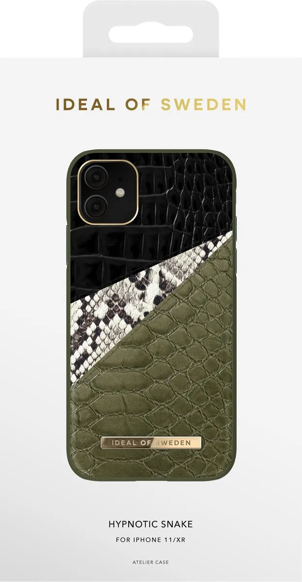 iDeal of Sweden Fashion Case Atelier iPhone 11/XR Hypnotic Snake - Multi colour - afbeelding 2 van 6