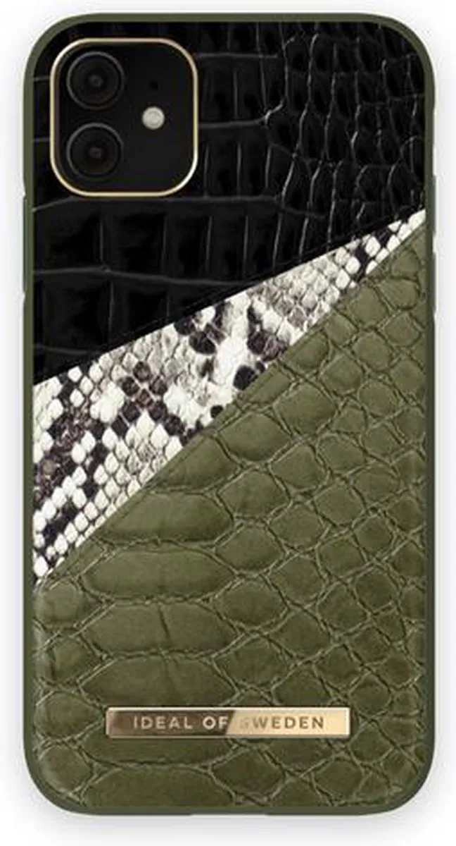iDeal of Sweden Fashion Case Atelier iPhone 11/XR Hypnotic Snake - Multi colour - afbeelding 5 van 6