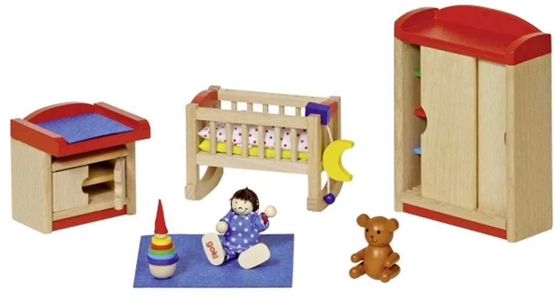 Goki Poppenhuismeubeltjes 12-delig - Multi