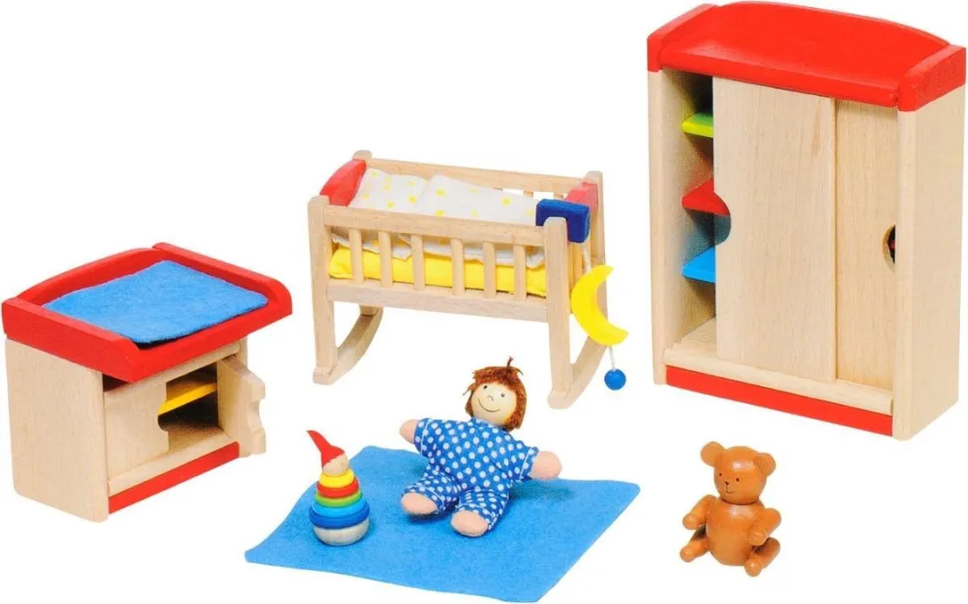 Goki Poppenhuismeubeltjes 12-delig - Multi