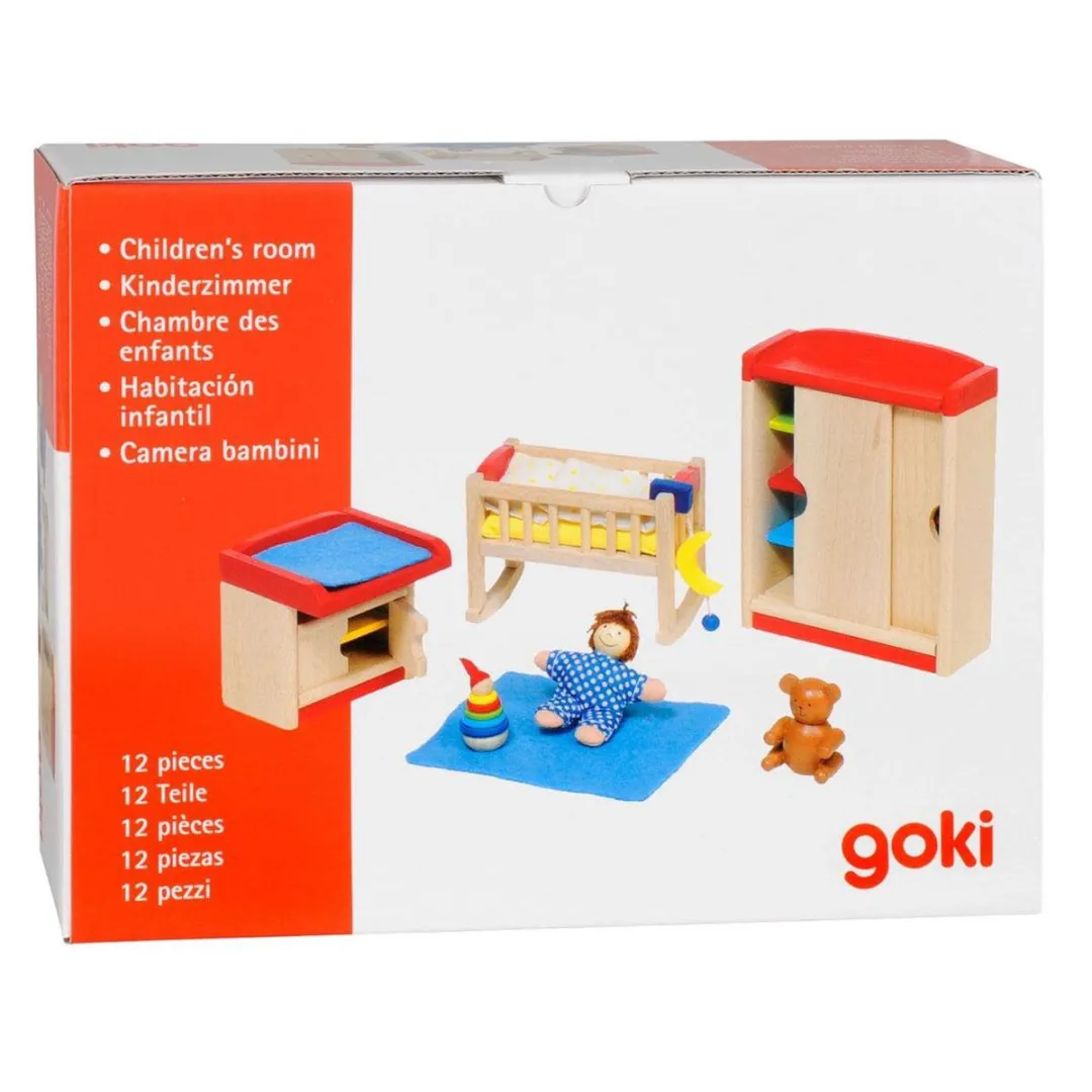 Goki Poppenhuismeubeltjes 12-delig - Multi