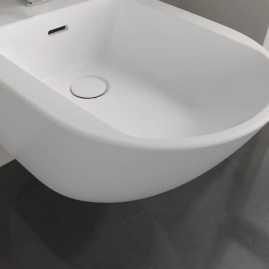 Villeroy & Boch Subway 3.0 447000RW Bidet - Stone White - afbeelding 5 van 6