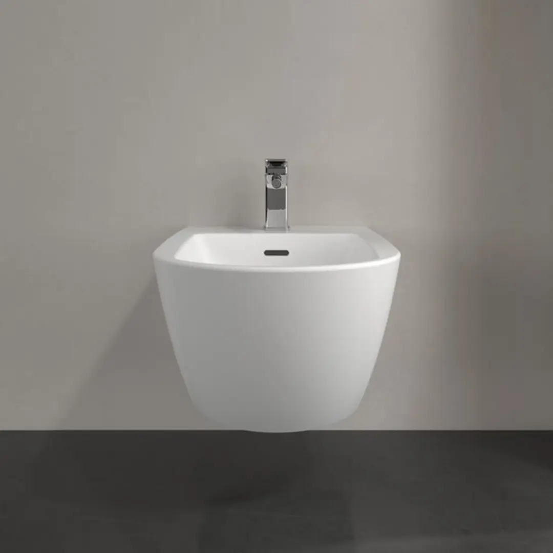 Villeroy & Boch Subway 3.0 447000RW Bidet - Stone White - afbeelding 3 van 6