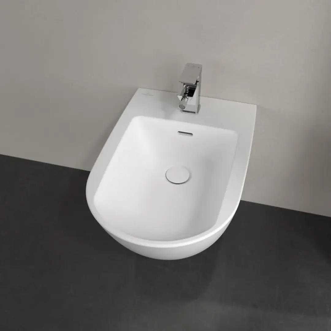 Villeroy & Boch Subway 3.0 447000RW Bidet - Stone White - afbeelding 4 van 6