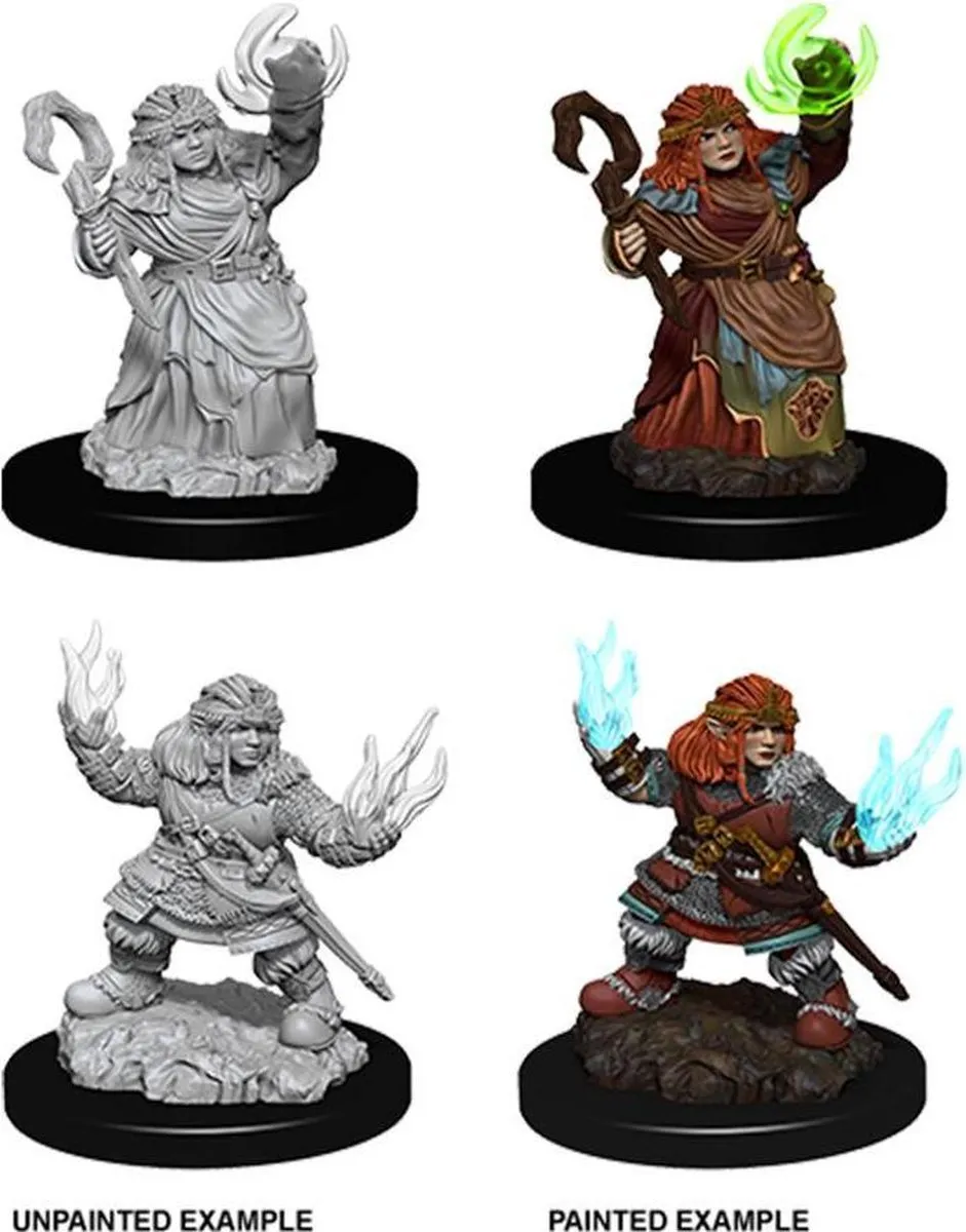 Wizkids Pathfinder Battles Deep Cuts Dwarf Summoner Ongeverfd