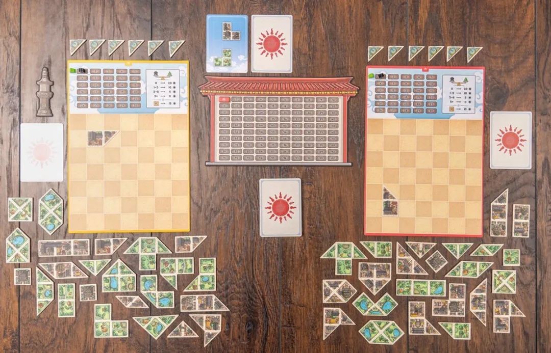 Capstone Games Tangram City TC01 - Bordspel - 1-5 Spelers