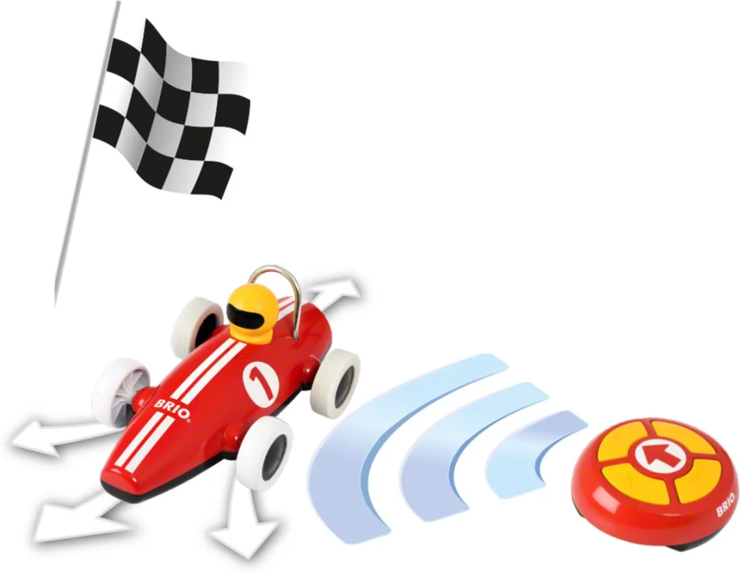 BRIO Afstandsbestuurbare Raceauto 30388 - Rood