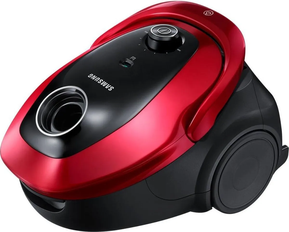 Samsung VC07M25E0WR Stofzuiger met zak - 750W - 3L - Rood - afbeelding 2 van 5