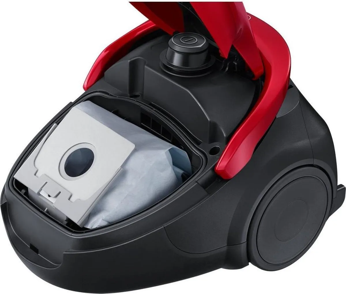 Samsung VC07M25E0WR Stofzuiger met zak - 750W - 3L - Rood - afbeelding 4 van 5