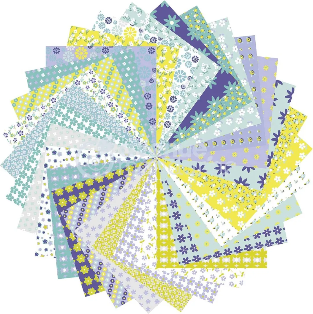 Clairefontaine Origami Papier Flower 60 Vel - 20x20cm - Meerkleurig