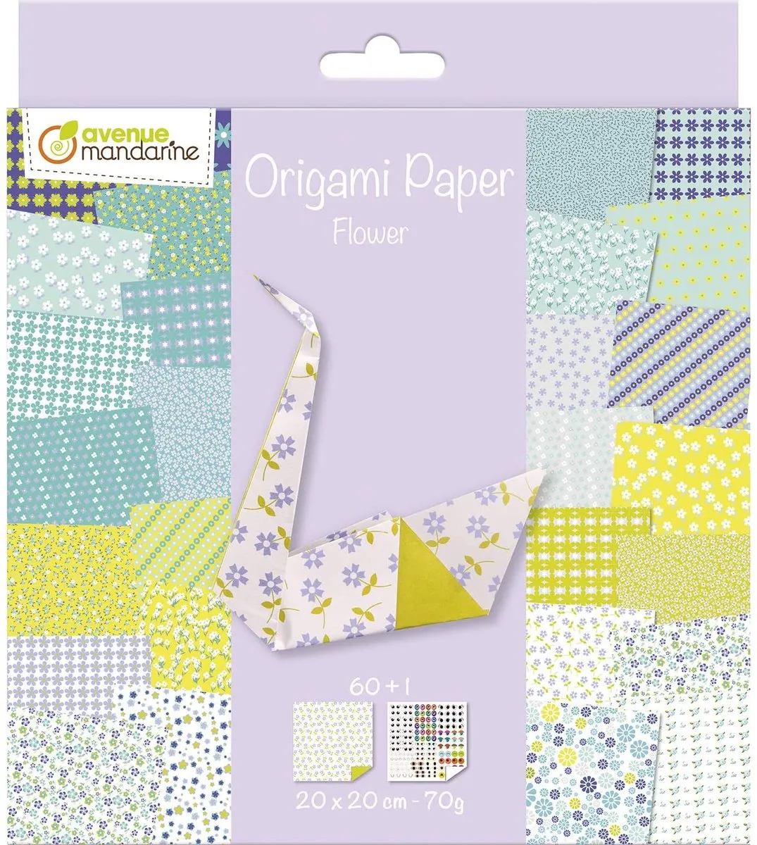 Clairefontaine Origami Papier Flower 60 Vel
