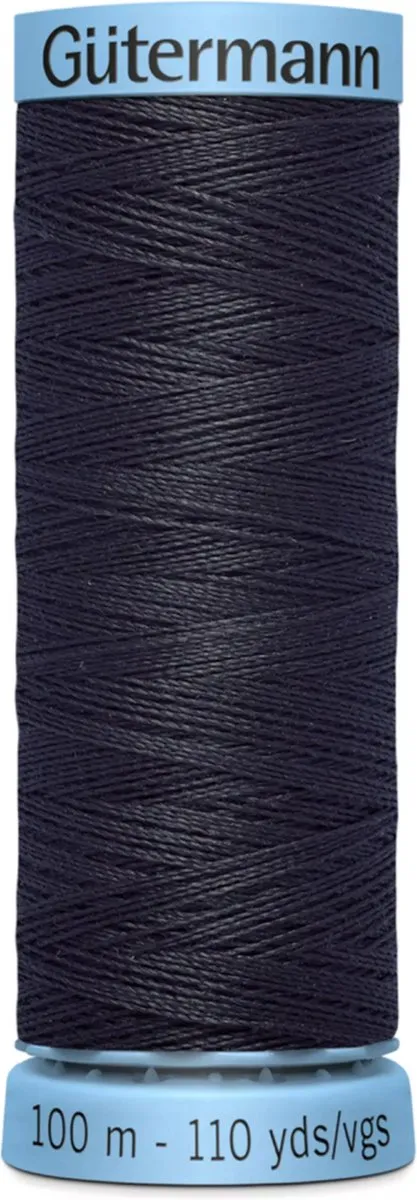Gutermann Zijde Garen 100m - Zwart/Grijs/Wit