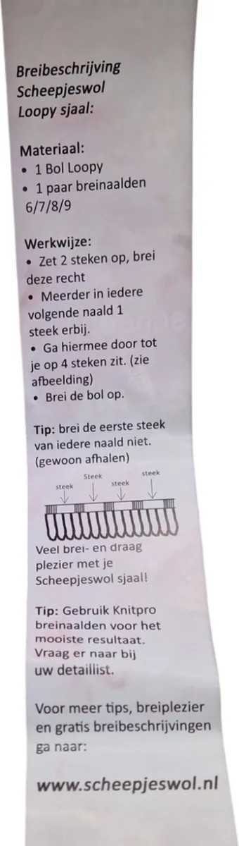 Scheepjes Loopy Wol 200g - Wit