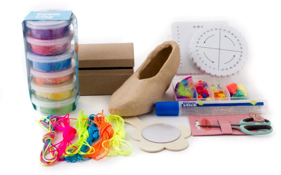Foam Clay Satin Koord Creatief Pakket - 110 Stuks