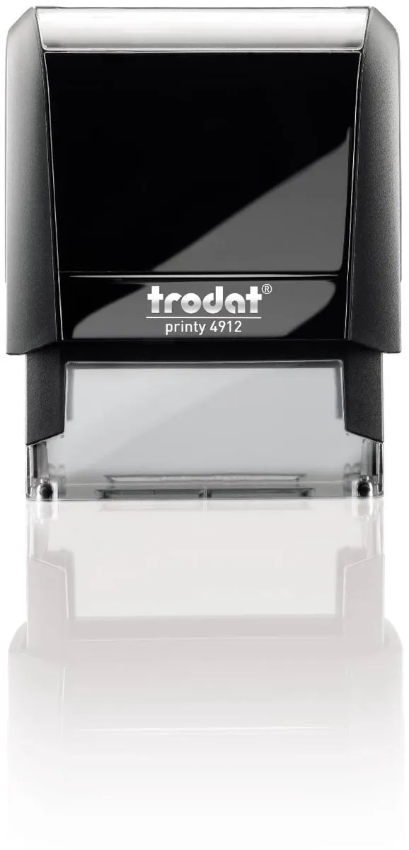 Trodat Printy 4912 Stempel - 45x17mm Zwart